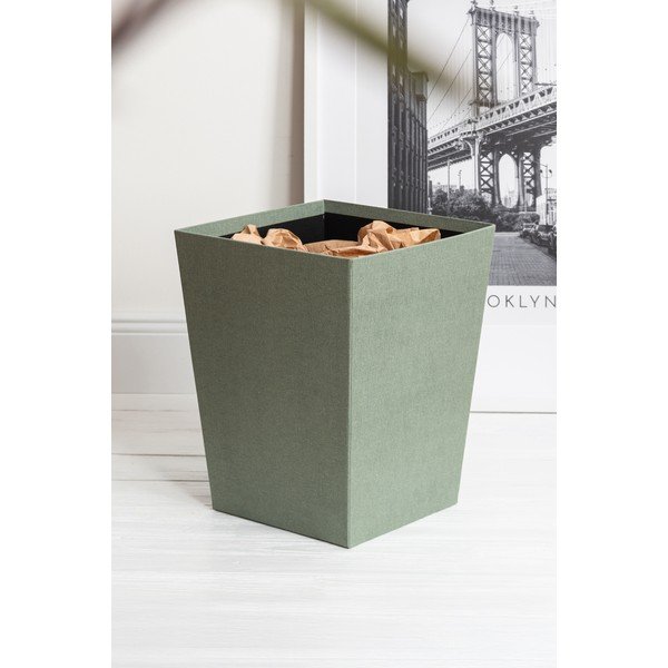 Odpadkový koš zelenomodrý Sofia Canvas Paper Laminate – Bigso-image-1