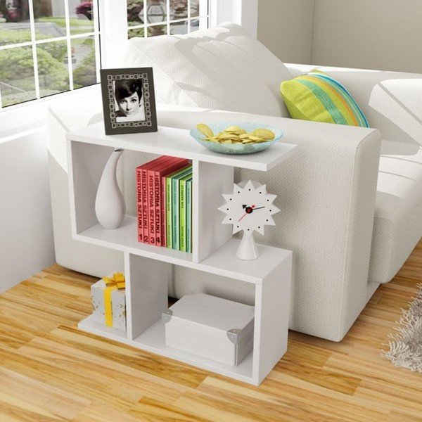 Odkládací stolek Lale White-image-1