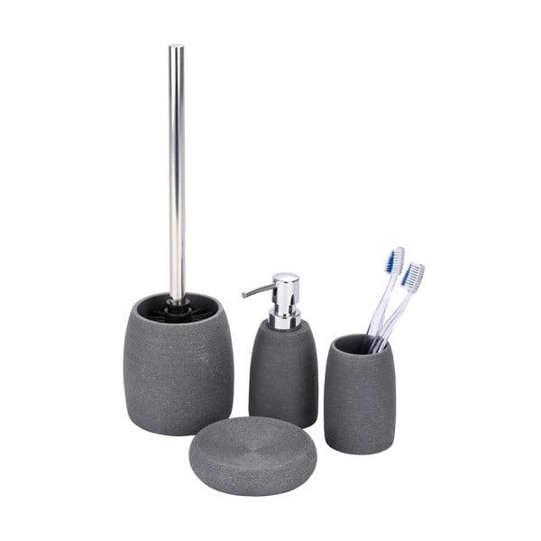 Šedý kelímek na kartáčky Wenko Goa-image-2