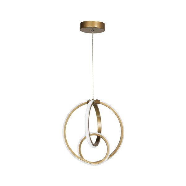 Kovové LED závěsné svítidlo v bronzové barvě ø 28,5 cm Neo – Squid Lighting