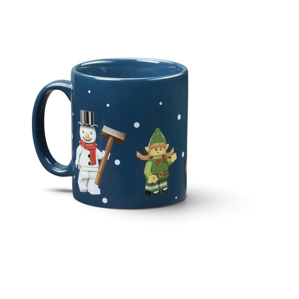 Tmavě modrý keramický dětský hrnek 300 ml Christmas Minifigures – LEGO®-image-2