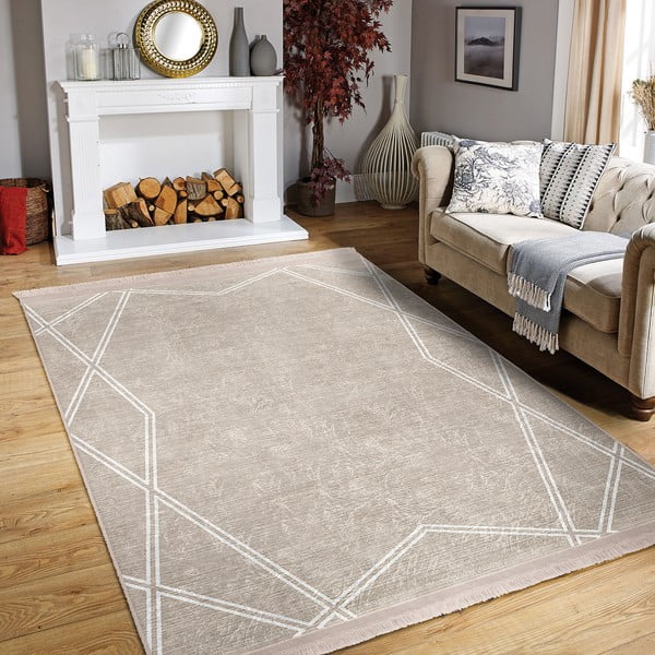 Béžový koberec 120x180 cm – Mila Home-image-1