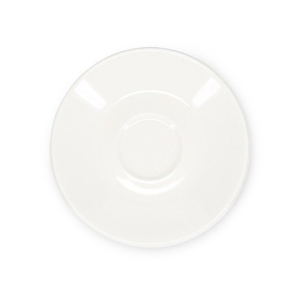 Bílý porcelánový podšálek ø 12,5 cm Barista – BonBistro