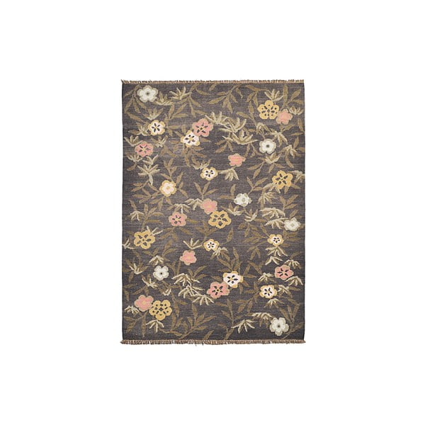 Vlněný koberec Kilim Floral 165, 155x240 cm