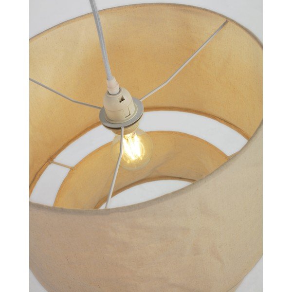 Béžové látkové stínidlo ø 40 cm Mariela – Kave Home-image-2