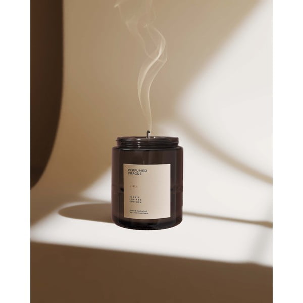 Vonná sojová svíčka Slavic Edition: #88 Linden, Moss, Hibiscus – Perfumed Prague-image-4