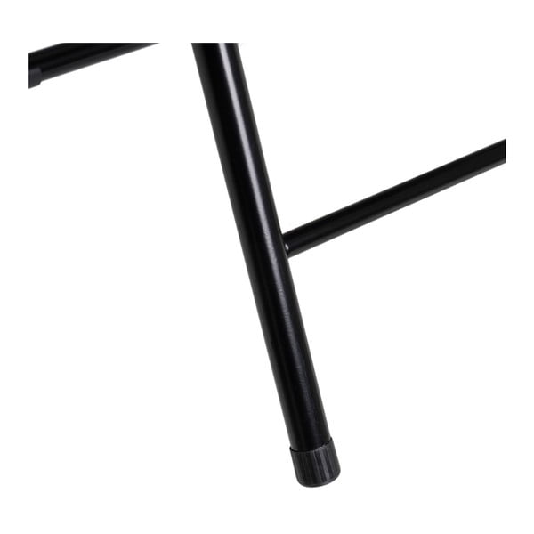 Černá skládací jídelní židle z imitace kůže – Casa Selección-image-4