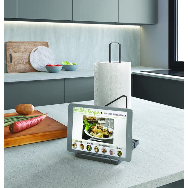 Držák na kuchyňské utěrky z nerezové oceli Tokyo Lava – Metaltex-image-1