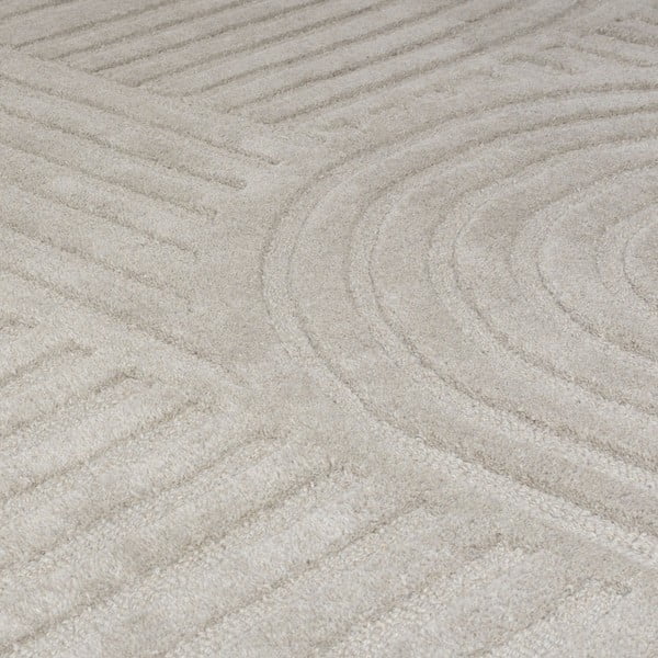 Šedý vlněný koberec Flair Rugs Zen Garden, 120 x 170 cm-image-4