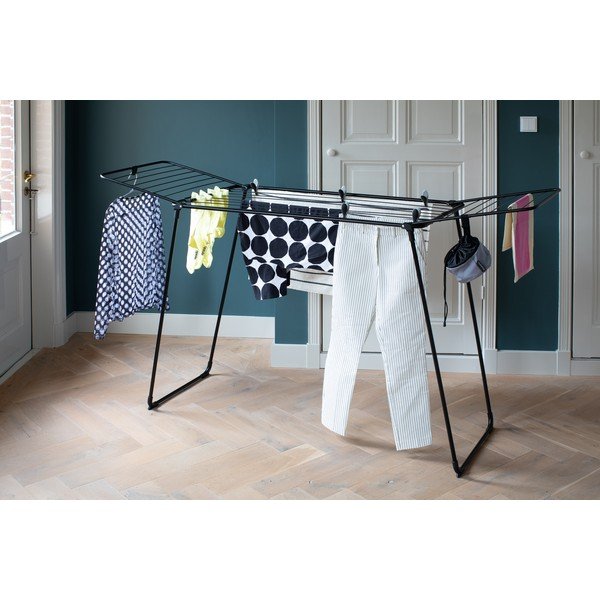 Matně černý sušák na prádlo 22 m HangOn Too – Brabantia-image-1