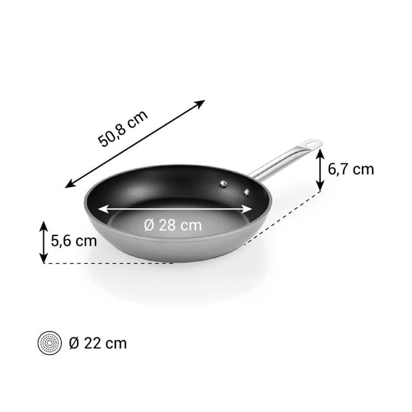 Hliníková pánev s nepřilnavým povrchem ø 29 cm GrandChef+ – Tescoma-image-1