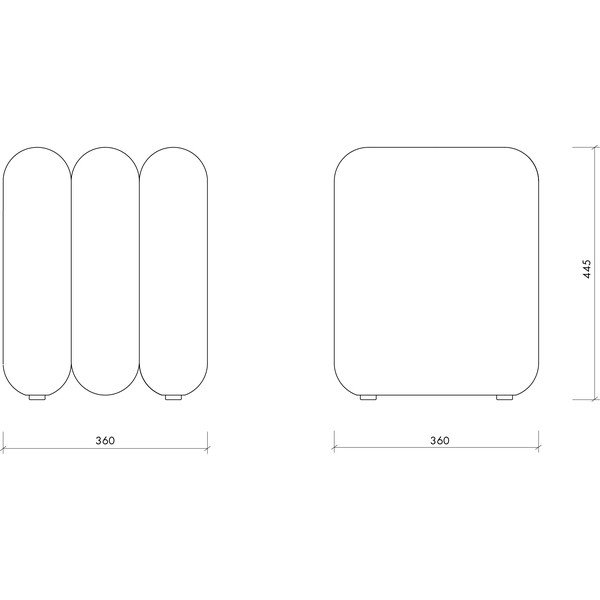 Hnědý taburet z textilie bouclé Radd – noo.ma-image-4
