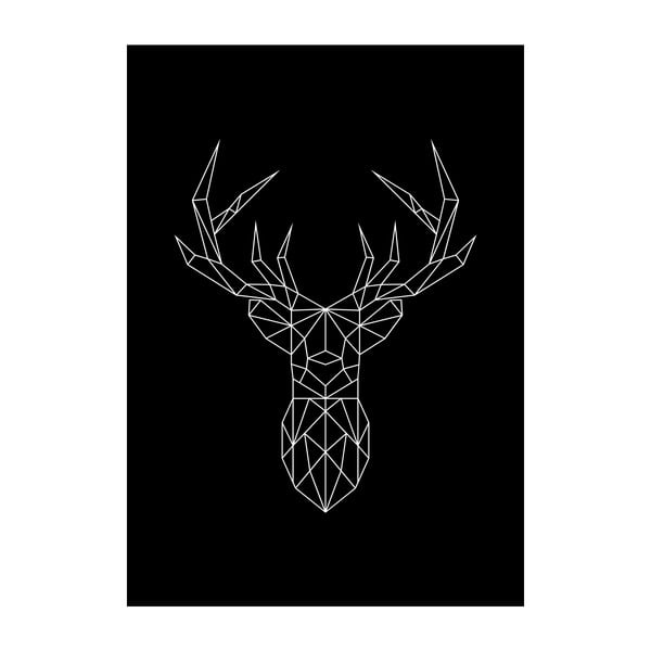 Plakát Imagioo Polygon Deer, 40 x 30 cm