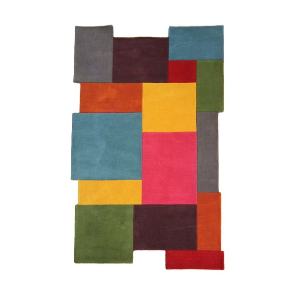 Barevný vlněný koberec Flair Rugs Collage, 150 x 240 cm