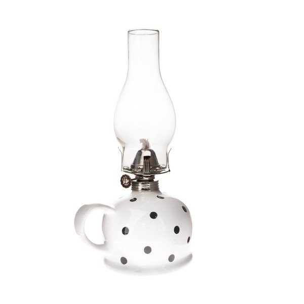 Keramická petrolejová lampa (výška 28 cm) – Dakls