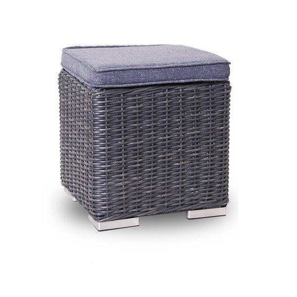 Šedý zahradní lounge set z umělého ratanu pro 9 Montreal - Rojaplast-image-2