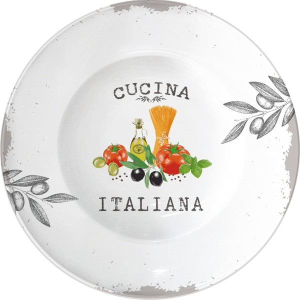 Porcelánový talíř na těstoviny PPD Cucina Italiana, ⌀ 27 cm