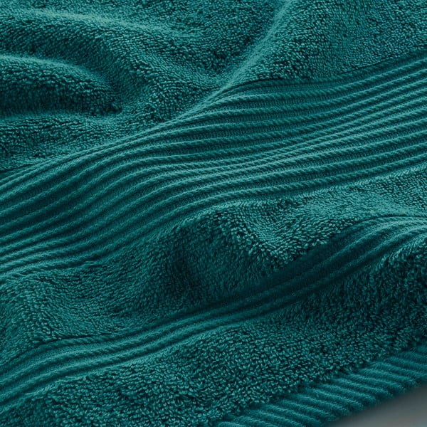 Tmavě zelená froté bavlněná osuška 90x150 cm Tendresse – douceur d'intérieur-image-2