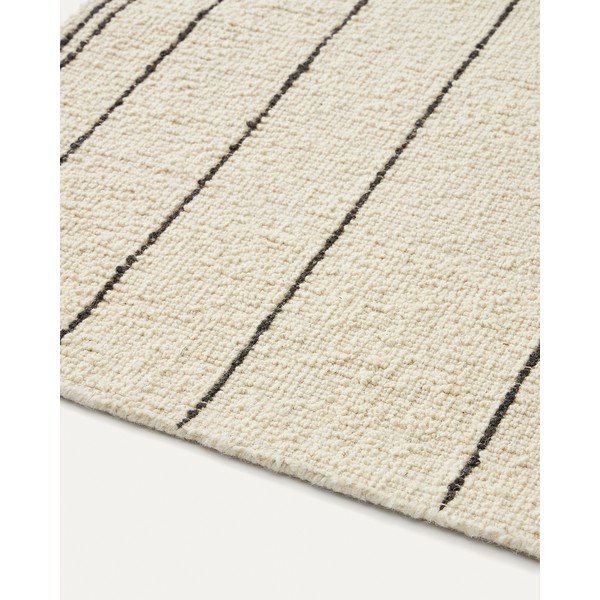 Krémový vlněný koberec 160x230 cm Micol – Kave Home-image-3