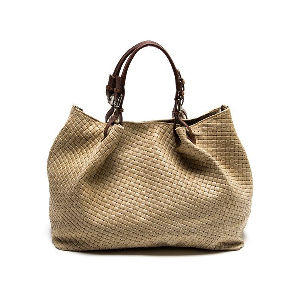 Kožená kabelka Isabella Rhea 8019 Fango-image-1