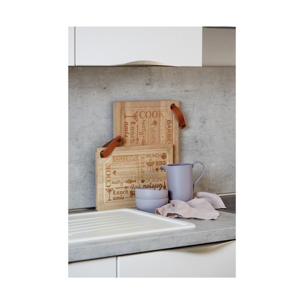 Krájecí prkénko z bambusového dřeva Wenko Steak Board, 39,5 x 28 cm-image-2