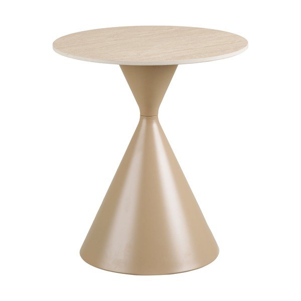 Kulatý odkládací stolek s keramickou deskou ø 50 cm Annecy – House Nordic-image-2