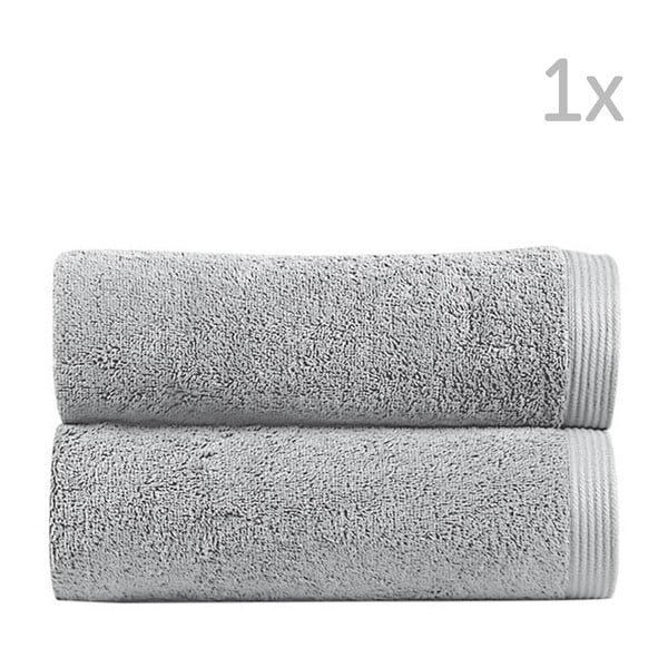 Světle šedý ručník Sorema New Plus, 50 x 100 cm