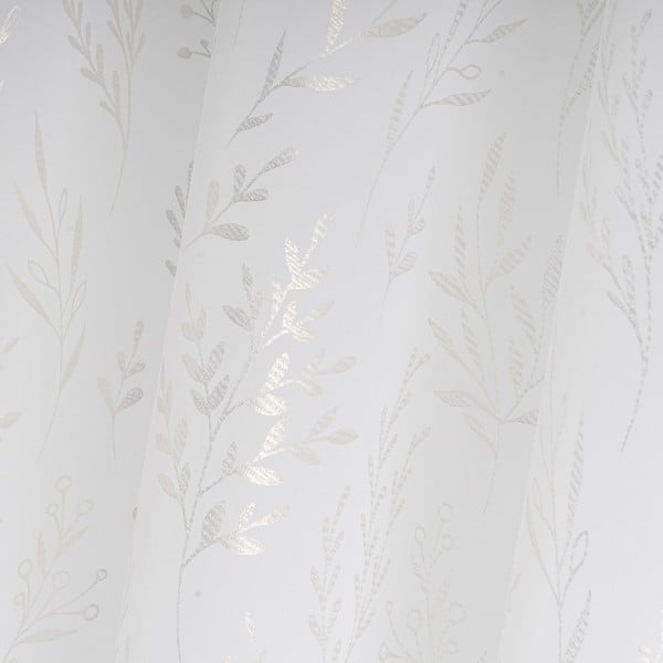 Bílá/ve stříbrné barvě záclona 140x260 cm Buds – Casa Selección-image-4