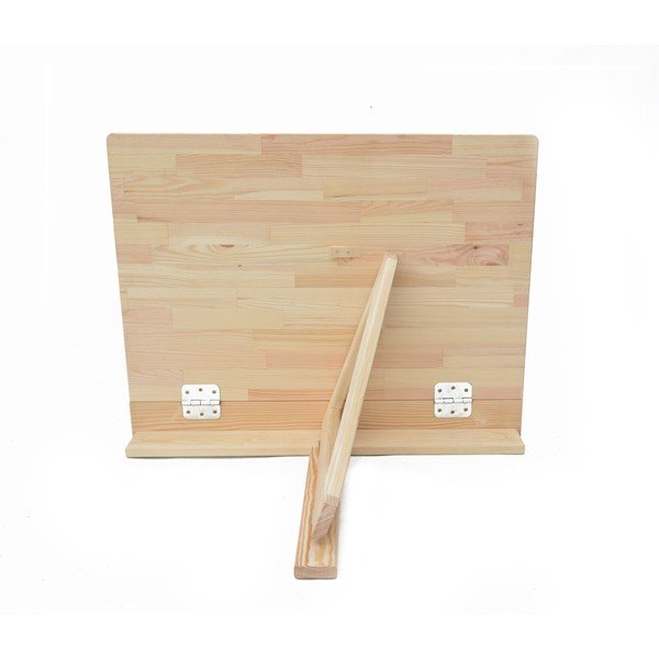 Závěsný balkonový stolek z borovicového dřeva 59x79 cm – Rojaplast-image-3