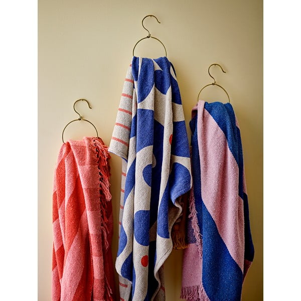 Modro-růžová deka 130x160 cm Cadeo – Bloomingville-image-3