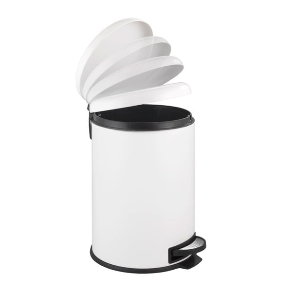 Bílý odpadkový koš Wenko Bin, 20 l-image-1