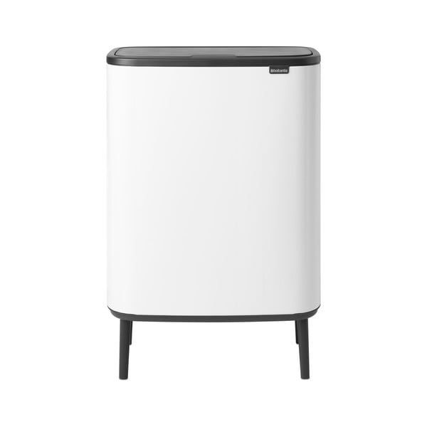 Bílý dotykový ocelový odpadkový koš 60 l Bo Touch Bin Hi – Brabantia-image-4