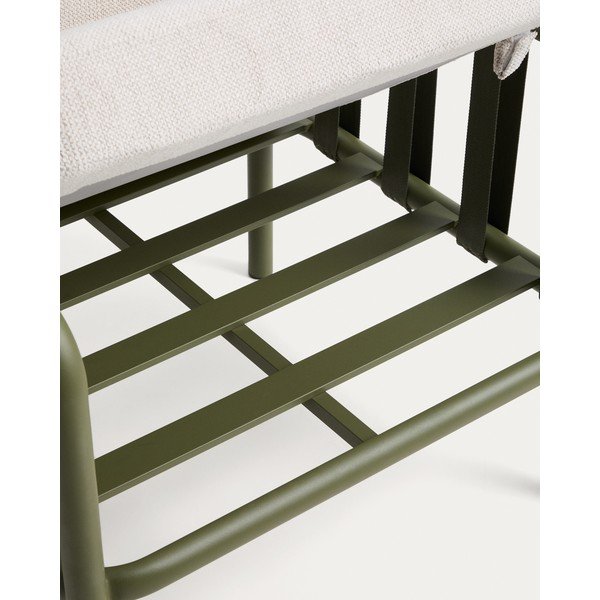 Zelený/béžový hliníkový zahradní lounge set pro 4 osoby Omala – Kave Home-image-2