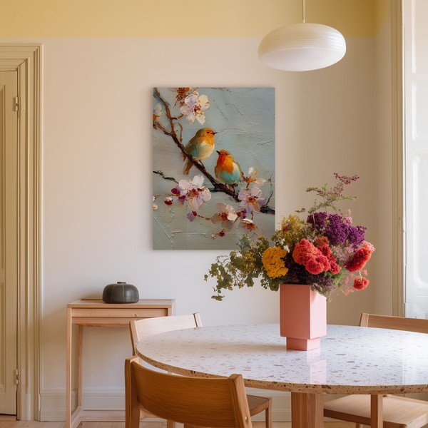 Tištěný obraz s rámem 60x80 cm Robins – Styler-image-2