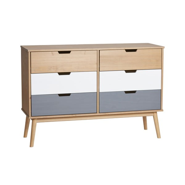 Komoda z masivního borovicového dřeva Marckeric Cusco, šířka 120 cm-image-4