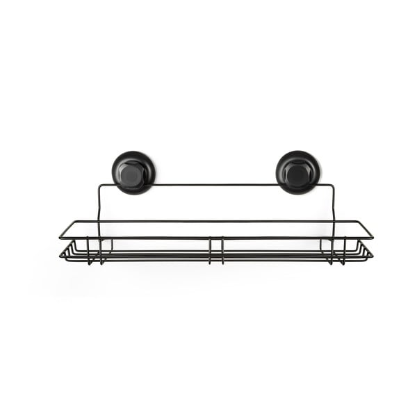 Černá samodržící nástěnná kuchyňská polička Compactor Bestlock Black Kitchen Shelf, 45,5 x 12 cm-image-3