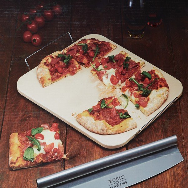 Tác s kráječem na pizzu Kitchen Craft Italia-image-1