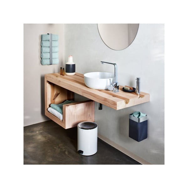 Antracitový látkový koš na prádlo Nexio – Blomus-image-1