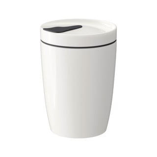 Bílý porcelánový cestovní hrnek Villeroy & Boch Like To Go, 290 ml