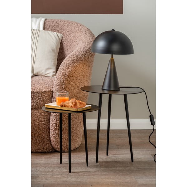 Černá stolní lampa Leitmotiv Sublime, výška 35 cm-image-1