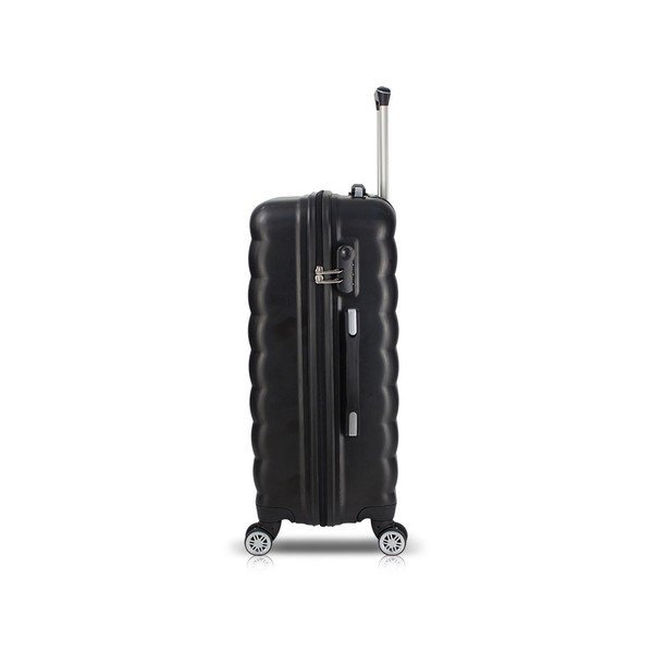 Černý cestovní kufr na kolečkách s USB portem My Valice COLORS RESSNO Large Suitcase-image-1