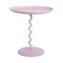 Kovový kulatý odkládací stolek ø 40 cm Zig Zag – Leitmotiv