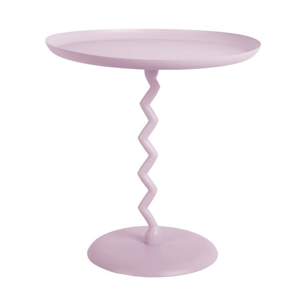 Kovový kulatý odkládací stolek ø 40 cm Zig Zag – Leitmotiv