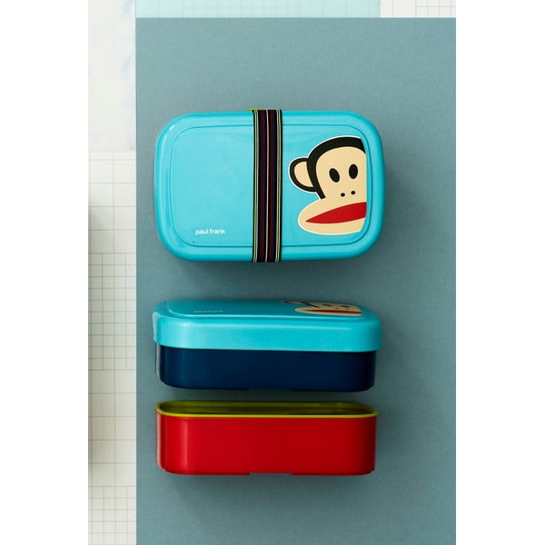 Modrý dvoupatrový svačinový box LEGO® Paul Frank-image-1
