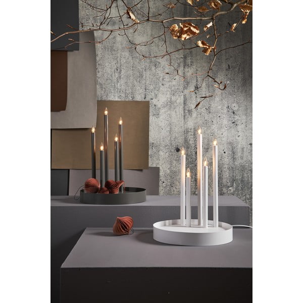 Bílá světelná dekorace ø 32 cm Deco – Star Trading-image-2