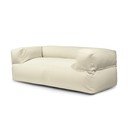 Krémový sedací vak z textilie bouclé Sofa MooG – SLOWDOWN