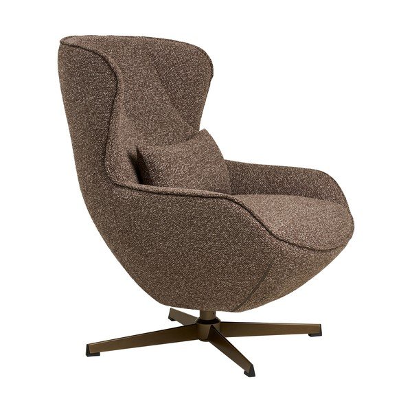 Hnědé otočné křeslo Blenheim – House Nordic-image-3