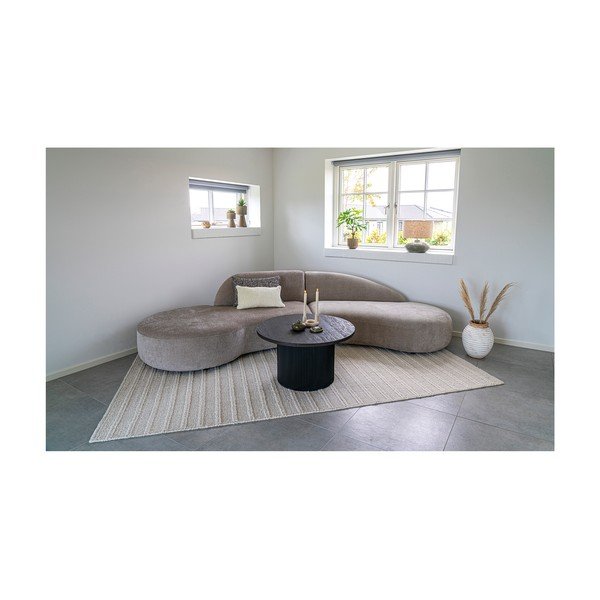 Krémový vlněný koberec 160x230 cm Dehli – House Nordic-image-1