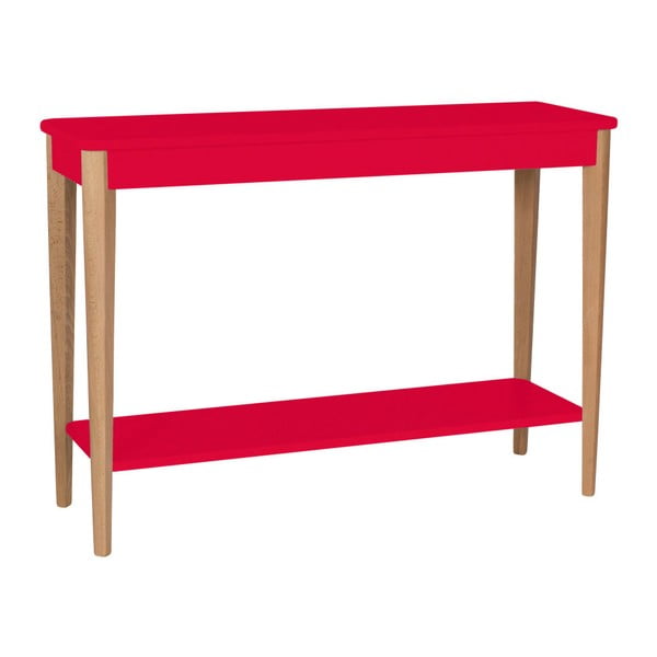 Červený konzolový stolek Ragaba Ashme, šířka 105 cm