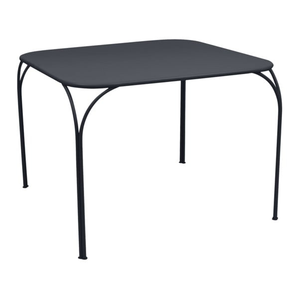 Antracitově šedý zahradní stolek Fermob Kintbury